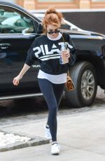 EMMA ROBERTS Arrives at a Gym in New York 04/30/2016