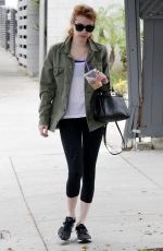 EMMA ROBERTS at a Gym in West Hollywood 05/09/2016