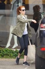 EMMA ROBERTS at a Gym in West Hollywood 05/09/2016