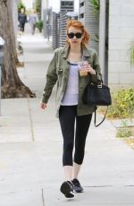 EMMA ROBERTS at a Gym in West Hollywood 05/09/2016