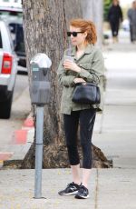 EMMA ROBERTS at a Gym in West Hollywood 05/09/2016