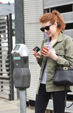 EMMA ROBERTS at a Gym in West Hollywood 05/09/2016