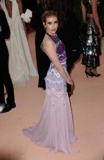 EMMA ROBERTS at Costume Institute Gala 2016 in New York 05/02/2016
