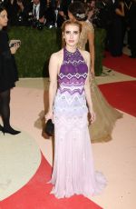 EMMA ROBERTS at Costume Institute Gala 2016 in New York 05/02/2016