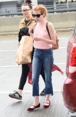 EMMA ROBERTS at JFK Airport in New York 05/03/2016