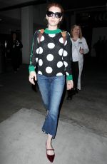 EMMA ROBERTS at LAX Airport in Los Angeles 05/03/2016
