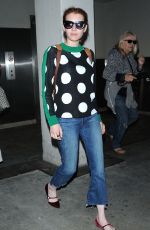 EMMA ROBERTS at LAX Airport in Los Angeles 05/03/2016