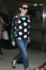EMMA ROBERTS at LAX Airport in Los Angeles 05/03/2016