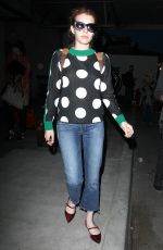 EMMA ROBERTS at LAX Airport in Los Angeles 05/03/2016