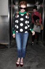 EMMA ROBERTS at LAX Airport in Los Angeles 05/03/2016