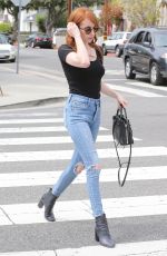 EMMA ROBERTS in Ripped Jeans Out in Venice Beach 05/05/2016