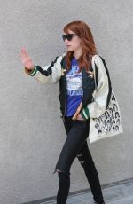 EMMA ROBERTS Leaves Nine One Zero Salon in West Hollywood 05/19/2016