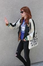 EMMA ROBERTS Leaves Nine One Zero Salon in West Hollywood 05/19/2016