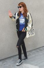 EMMA ROBERTS Leaves Nine One Zero Salon in West Hollywood 05/19/2016