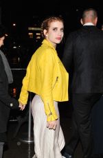 EMMA ROBERTS Night Out in New York 05/02/2016
