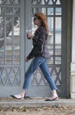 EMMA ROBERTS Out and Abut in West Hollywood 05/06/2016