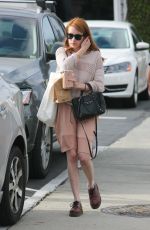EMMA ROBERTS Out in West Hollywood 05/14/2016