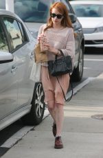 EMMA ROBERTS Out in West Hollywood 05/14/2016