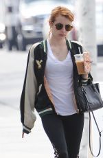 EMMA ROBERTS Out Shopping in Los Angeles 05/11/2016