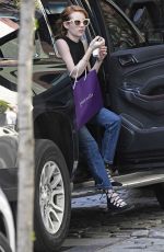 EMMA ROBERTS Out Shopping in New York 05/01/2016