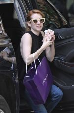 EMMA ROBERTS Out Shopping in New York 05/01/2016