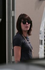 EMMA STONE on the Set of 