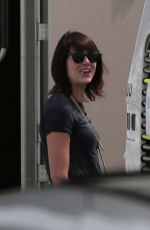 EMMA STONE on the Set of 