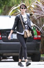 EMMA STONE Out and About in Los Angeles 05/07/2016