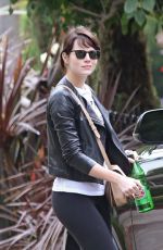 EMMA STONE Out and About in Los Angeles 05/07/2016