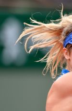 EUGENIE BOUCHARD at Second Round Match of French Open in Paris 05/26/2016