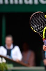 EUGENIE BOUCHARD at Second Round Match of French Open in Paris 05/26/2016
