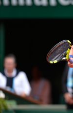 EUGENIE BOUCHARD at Second Round Match of French Open in Paris 05/26/2016