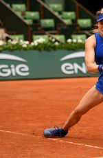 EUGENIE BOUCHARD at Second Round Match of French Open in Paris 05/26/2016