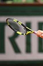 EUGENIE BOUCHARD at Second Round Match of French Open in Paris 05/26/2016