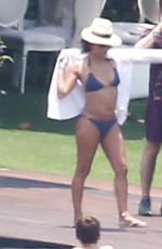 EVA LONGORIA Joins Her Wedding Guests by the Pool in Valle Del Bravo 05/22/2016