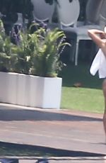 EVA LONGORIA Joins Her Wedding Guests by the Pool in Valle Del Bravo 05/22/2016