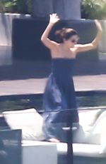 EVA LONGORIA Joins Her Wedding Guests by the Pool in Valle Del Bravo 05/22/2016