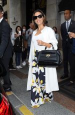 EVA LONGORIA Leaves Four Seasons Hotel George V in Paris 05/10/2016