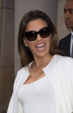 EVA LONGORIA Leaves Four Seasons Hotel George V in Paris 05/10/2016