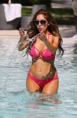 FARRAH ABRAHAM in Bikini at a Pool in Miami 05/21/2016