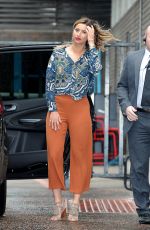 FERNE MCCANN Leaves Lorraine Show in London 05/18/2016
