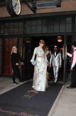 FLORENCE WELCH Leaves Bowery Hotel in New York 05/02/2016