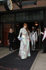 FLORENCE WELCH Leaves Bowery Hotel in New York 05/02/2016