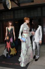 FLORENCE WELCH Leaves Bowery Hotel in New York 05/02/2016