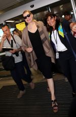 GEENA DAVIS Arrives at Nice Airport 05/15/2016