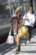 GEMMA LUCY at Piccadilly Train Station in Manchester 05/15/2016