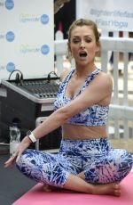 GEMMA MERNA andJENNIFER METCALFE at a Yoga Class at Trafford Centre in Manchester 05/14/2016