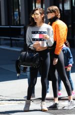 GIGI and BELLA HADID Out in New York 05/08/2016
