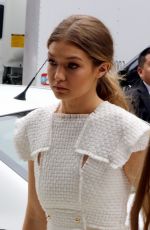 GIGI HADID Arrives at Her Apartment in New York 05/10/2016
