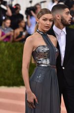 GIGI HADID at Costume Institute Gala 2016 in New York 05/02/2016